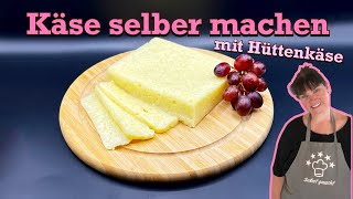 Käse selber machen 🧀 mit Hüttenkäse