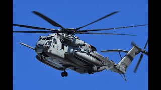 U.S. Marines with Marine Heavy Helicopter Squadron - CH-53E Super Stallion.