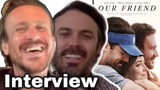 CASEY AFFLECK makes us cry again, but hilarious on ZOOM! JASON SEGEL OUR FRIEND CAST INTERVIEW