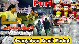 Puri Swargadwar😃Beach Market | Day 2, part -2 | Puri beach market | puri trip 2024 | aapki Sandhya