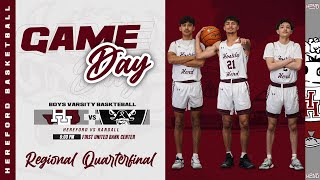 Hereford Basketball vs Randall | Regional QtrFinal