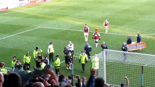 2011/12 Leeds United Away Win at Burnley CELEBRATIONS