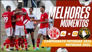 América-RN vs Globo | Melhores Momentos | 5ª Rodada | Campeonato Potiguar 2024 | Potiguar 2024