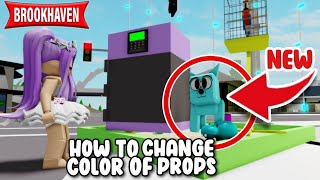 **NEW** HOW TO CHANGE COLOR OF PROPS IN BROOKHAVEN 🏡RP ROBLOX 🤯🤩