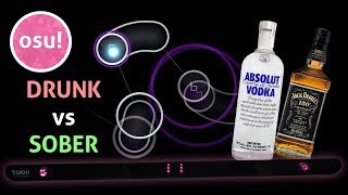 osu! eye tracking: drunk vs sober comparison