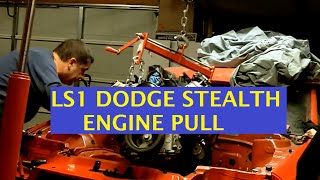 Project LS3S - Pulling the engine from an LS1 Dodge Stealth