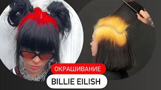 Окрашивание Billie Eilish / подробный разбор. Как обесцветить корни? Часть 1