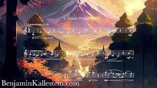 Lyrical Melodies for Solo Clarinet - No. 2 "Lonely Thoughts" // B. Kallestein