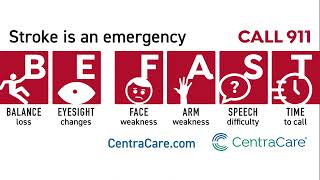 CentraCare Stroke BE FAST animation