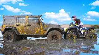 КТО - КОГО? Непобедимый BRP vs Jeep Американская легенда.  Invincible BRP vs Jeep American Legend.