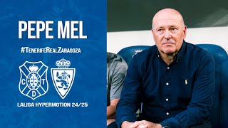 CD Tenerife | Pepe Mel: "La afición tiene que estar orgullosa de los futbolistas" | CD Tenerife