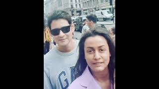 Namrita shirodkar with family Mahesh babu 😘#shorts #trending