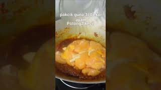 Cara Masak Kari Ayam untuk Roti Jala #shorts #pakciksmy