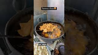 samosa chat lover😍 street food lover, good food, samosa lover, #shorts #ytshorts