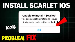 Install Scarlet on iPhone 18 |How to fix unable to install Scarlet on iPhone iOS 18|Unable to Verify