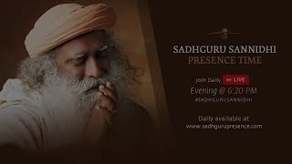 Sadhguru Sannidhi English - Join at 6-16 PM - 02 Sep #sadhguru #savesoil