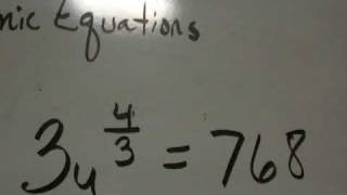 Exponential and Logarithmic Equations #1