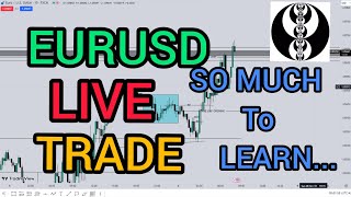 TODAYS EURUSD LIVE TRADE EXPLANATION USING ICT CONCEPT