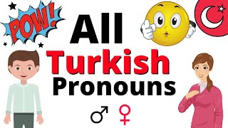 Learn Turkish Pronouns ||| All Pronouns in Turkish