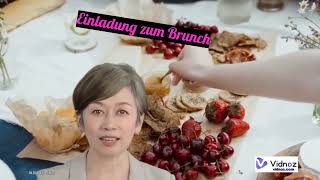 VIDNOZ deutsch Germany ☕🍞🍲🥘 Beispiel: Einladung zum Brunch 🍲🥘 Solche Einladungen bereiten Freude