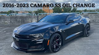 HOW TO CHANGE THE OIL ON YOUR CAMARO SS | 2016-2024