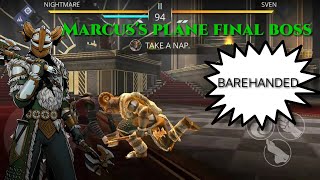 Shadow fight 3 Marcus's plane part 1 last boss Sven. 🐮