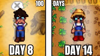 100 Days in Stardew Valley with No Plan (Riverland Farm Days 8-14) 1.6 Update