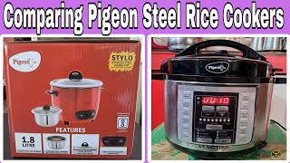 Two types of Pigeon Rice Cookers/How they work/Steel Rice Cookers