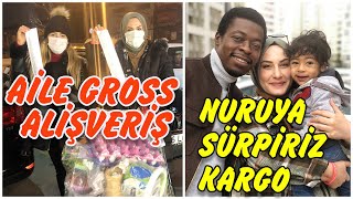 NURU SÜRPRİZİME BAYILDI 🎁😍AİLECE 800 TL GROSS MARKET ALİŞVERİŞ VLOG  😍ALİM KAPIDA KALDI🙄