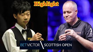 John Higgins vs Lyu Haotian Highlight BetVictor Scottish Open 2023