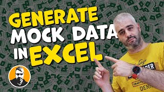 Generate Random Sample Data in Excel