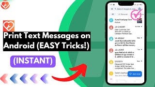 2 Ways to Print Text Messages on Your Android Phone (EASY Tricks!)