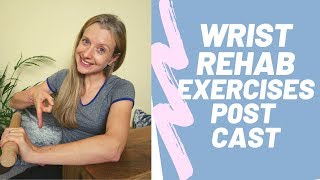 Wrist Rehabilitation Exercises Post Fracture & Cast