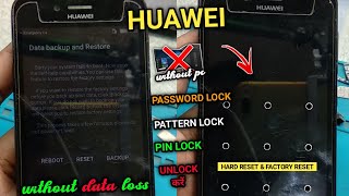 Huawei hard reset | Huawei ka lock kaise tode | Huawei ka pattern lock kaise tode | sonu technicals