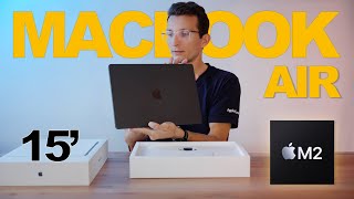 Former Apple employee unboxes 15" Macbook Air M2 || FIRST IMPRESSIONS AND REASON FOR PURCHASE