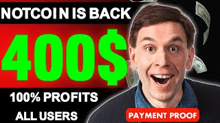 Again Profit All Users 400$ Profit | NotCoin Is Back | NotCoin New Tap To Earn | NotCoin Airdrop