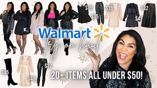 CURVY WALMART HOLIDAY OUTFITS 2021 TRY ON HAUL | 20+ AFFORDABLE MUST HAVES UNDER $50 | queencarlene