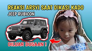 Reaksi Arsyianda Saat Dikasi Surprise Kado Ulang Tahun Mobil Jeep Rubicon