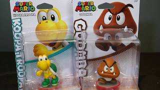 Koopa Troopa & Goomba Mario & Luigi Superstar Saga Nintendo Amiibo Unboxing