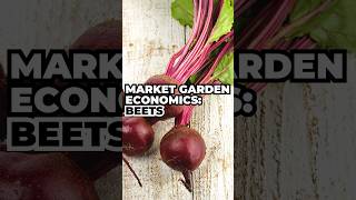 Market Garden Economics: Beets 💰 #shorts #farming #agriculture