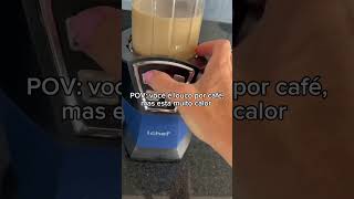 Quando me perguntam como eu tomo café nesse calor é assim que eu respondo! 🤣