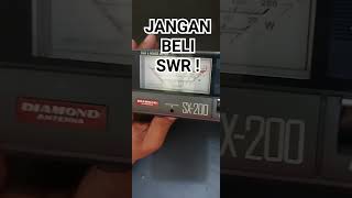 SWR meter adalah alat ukur yang berfungsi untuk melihat berapa nila rf balik sebuah antena #radio