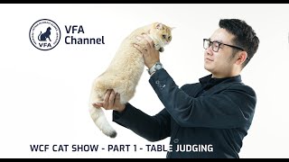 WCF CAT SHOW - PART 1 - TABLE JUDGING (PHẦN THI CHẤM ĐIỂM TẠI BÀN) | VFA