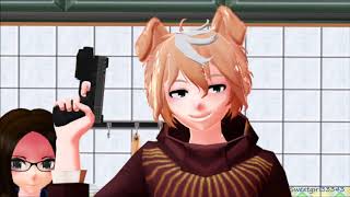 MMD x OC - Kitchen Gun commercial