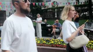 19.07.24.Москва "Театральный бульвар фест". Сретенский. Квартирник со зрителям Импровизации.