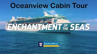 Royal Caribbean Enchantment Of The Seas Oceanview Cabin Tour - Cabin 3106