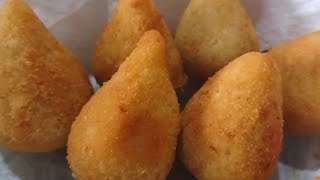 COXINHA DE MANDIOCA FÁCIL DE FAZER