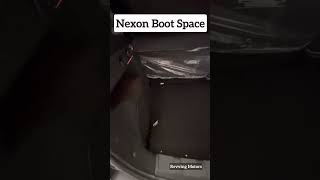 Tata Nexon Boot Space #shorts #shortsvideo #shortsfeed