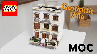 Lego MOC - Classicistic Villa - Animation Speed Build