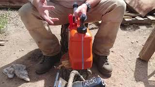 Moti florian iosif Husqvarna chainsaw Combi Oil and Fuel Can review